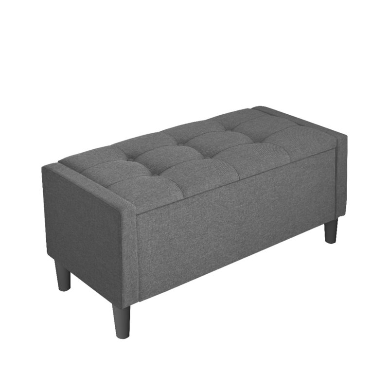 Andover Mills™ Friesen Upholstered Flip Top Storage Bench & Reviews